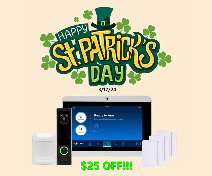 Feeling lucky this St. Patty's Day? Don't rely on luck for your security needs. We're celebrating at AlarmClub Security with unbeatable deals that SHAM-Rock!