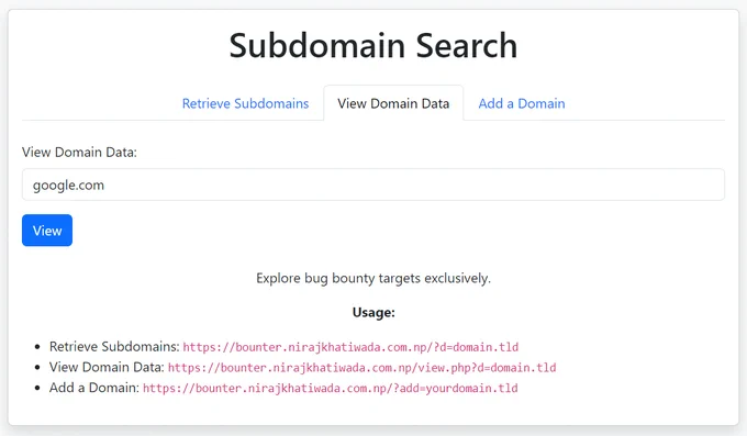 Bounter - web application reconnaissance framework