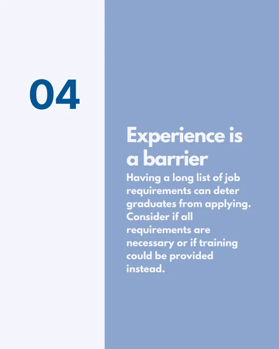 Experience is a barrier.