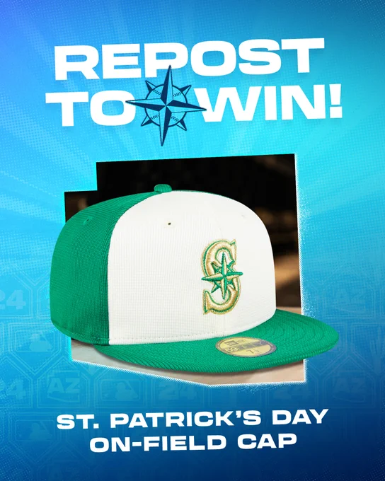Repost to win!

St. Patrick's Day On-Field Cap