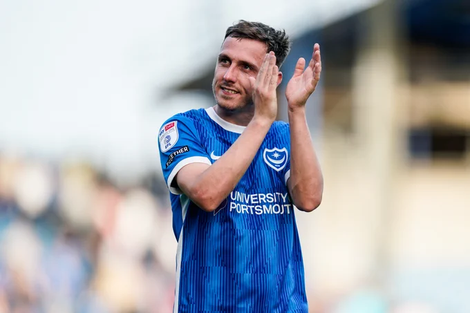 Gavin Whyte at Fratton Park.