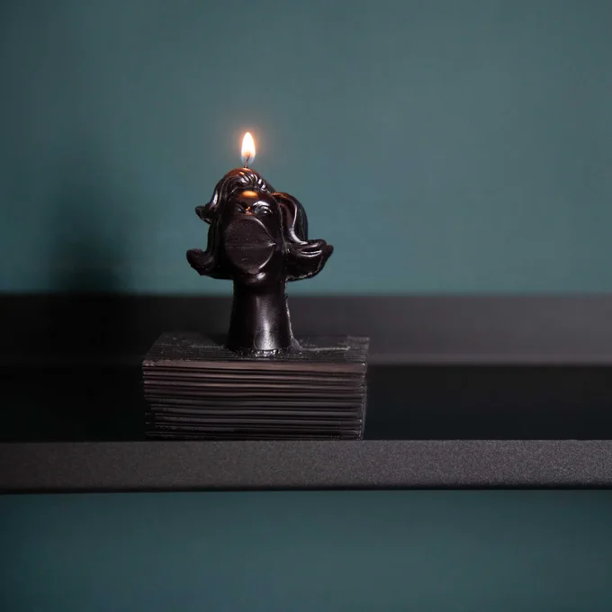 Rialheim Sculpted Candles featuring cotton wick