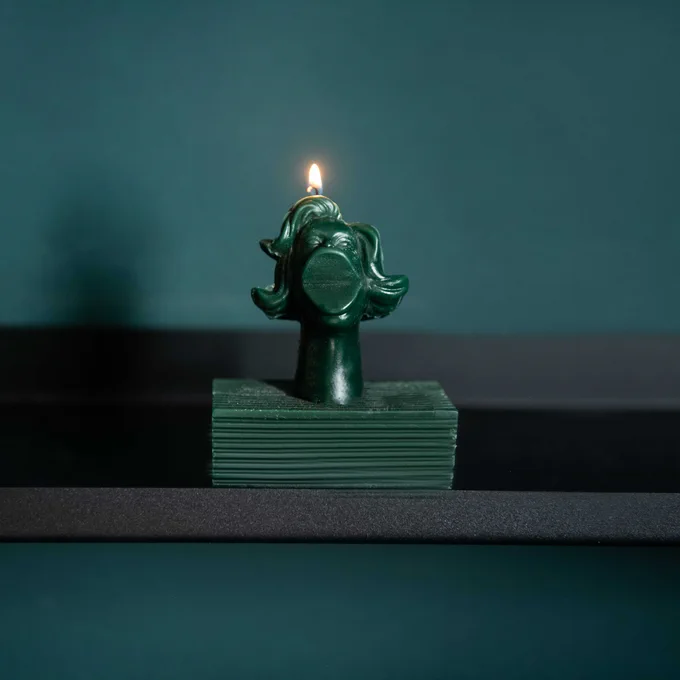 Rialheim Sculpted Candles featuring cotton wick