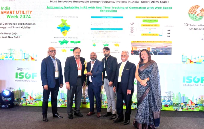 8th ISGF Innovation Awards

Recognized for our innovative and exceptional contribution to the project "𝐀𝐝𝐝𝐫𝐞𝐬𝐬𝐢𝐧𝐠 𝐕𝐚𝐫𝐢𝐚𝐛𝐢𝐥𝐢𝐭𝐲 𝐢𝐧 𝐑𝐄 𝐰𝐢𝐭𝐡 𝐑𝐞𝐚𝐥-𝐓𝐢𝐦𝐞 𝐓𝐫𝐚𝐜𝐤𝐢𝐧𝐠 𝐨𝐟 𝐆𝐞𝐧𝐞𝐫𝐚𝐭𝐢𝐨𝐧 𝐰𝐢𝐭𝐡 𝐖𝐞𝐛-𝐁𝐚𝐬𝐞𝐝 𝐒𝐜𝐡𝐞𝐝𝐮𝐥𝐢𝐧𝐠." 


