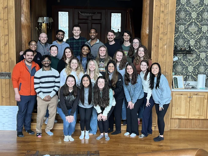 The family medicine residents pose for a group photo