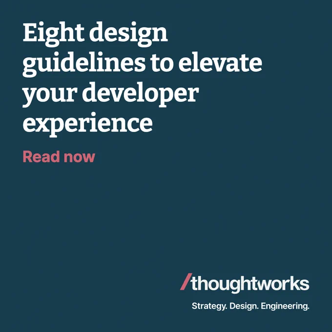 Eight design guidelines to elevate your developer experience