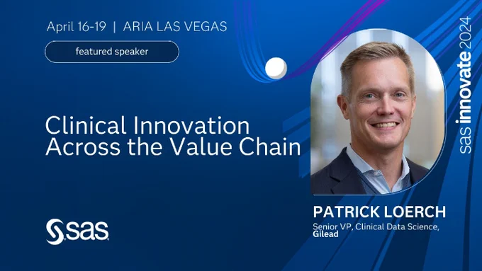 SAS Innovate - HLS Industry Track - Gilead