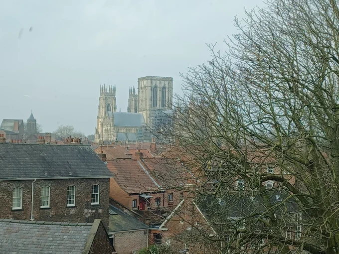 View of York Minster from our York office window