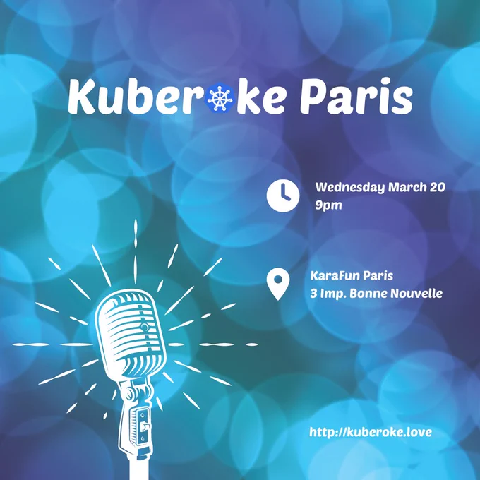 Kuberoke Paris, Wednesday March 20 9pm, KaraFun Paris, 3 Impasse Bonne Nouvelle