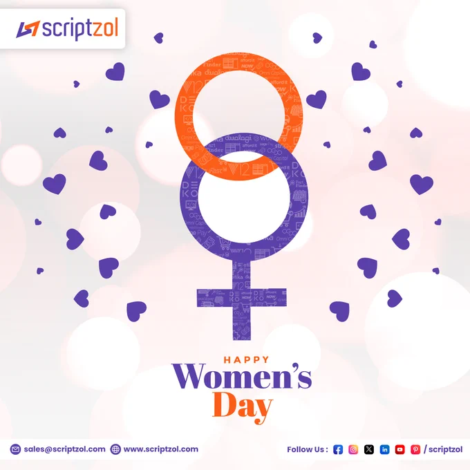 🌸Happy Women's Day Greetings From Scriptzol 🌸

🌟 Happy Women's Day to the trailblazing women who break barriers, defy stereotypes, and strive for excellence. Keep shining bright! ✨

#scriptzol #scriptzolcelebration #womensday2024 #happywomensday2024 #WomensDayCelebration #TrailblazingWomen #BreakBarriers #DefyStereotypes #StriveForExcellence #ShineBright #WomensDay2024 #EmpoweredWomen #ExcellenceUnleashed #WomenWhoLead