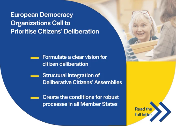European Democracy Organisations call on EU to prioritise Citizen Deliberation!