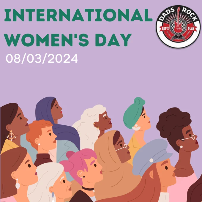 A cartoon graphic of various women on a lilac background. 
International  Women's Day
08/03/2024