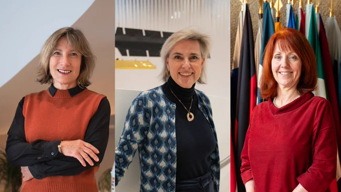 ESA Directors Geraldine Naja, Simonett Cheli and Carole Mundell