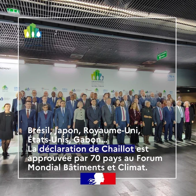 Déclaration de Chaillot au Forum Mondial Bâtiments et Climat