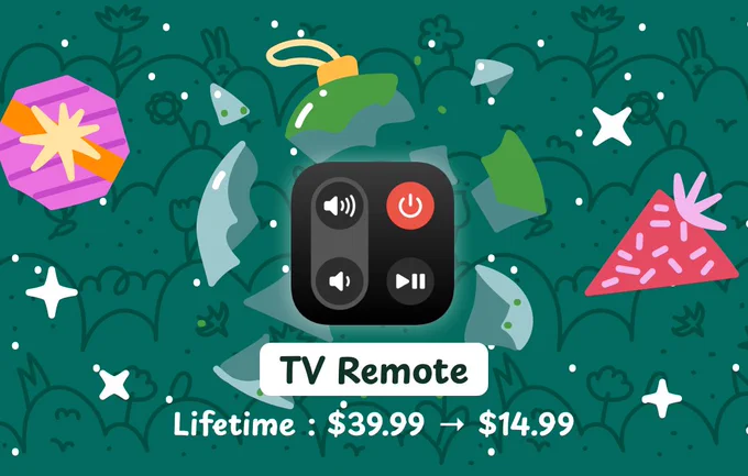 TV Remote - Lifetime : $39.99 → $14.99