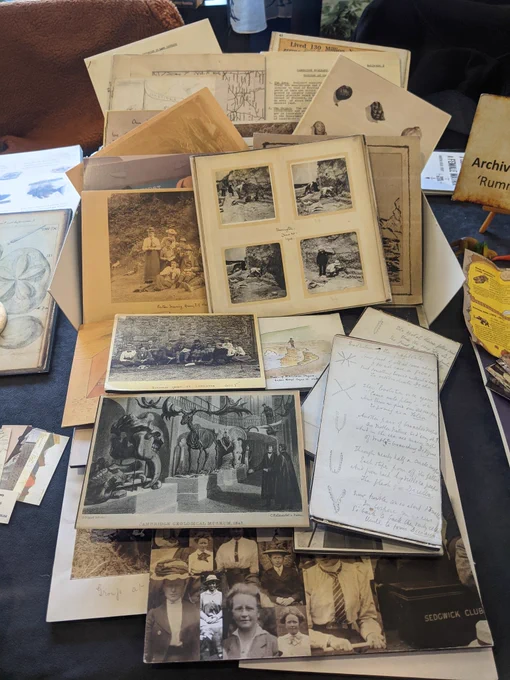 Archive facsimiles rummage box