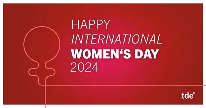 tde - trans data elektronik GmbH wünscht Happy International Women's Day