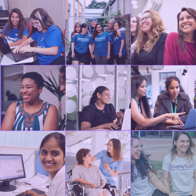Women from Generation programs