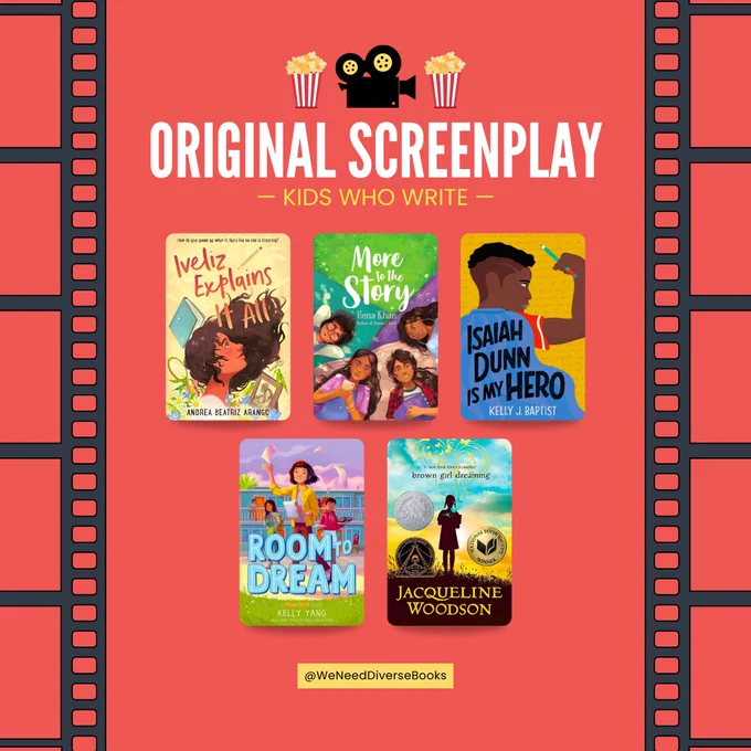Category: Original Screenplay, A.K.A. kids who write. Titles: "Iveliz Explains it All," "More to the Story," "Isaiah Dunn is My Hero," "Room to Dream," and "Brown Girl Dreaming."