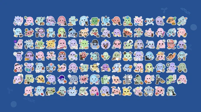 Biomojis of the women of BioRender