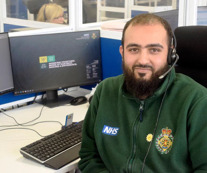 Health Advisor and NHS 111 Wellbeing Champion Hassan.