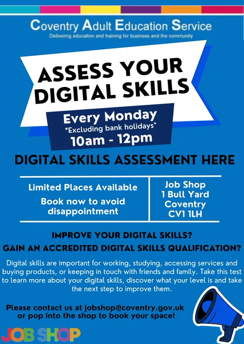 Job Shop - Digital Skills Assessment