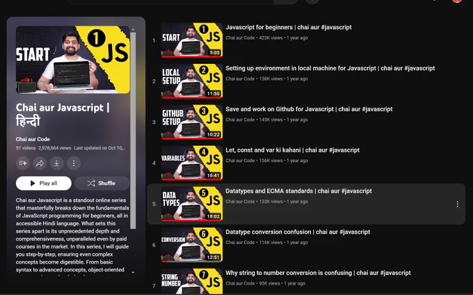https://youtube.com/playlist?list=PLu71SKxNbfoBuX3f4EOACle2y-tRC5Q37&si=bem1xg0vL46SvbWP