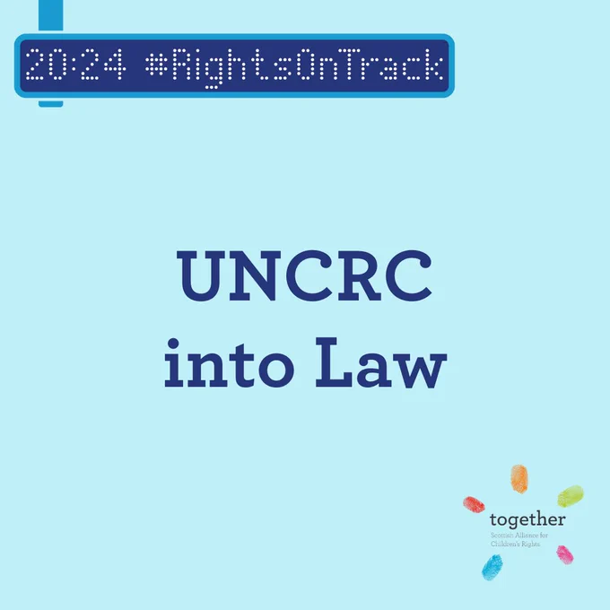 #RightsOnTrack train sign at the top. Graphic.