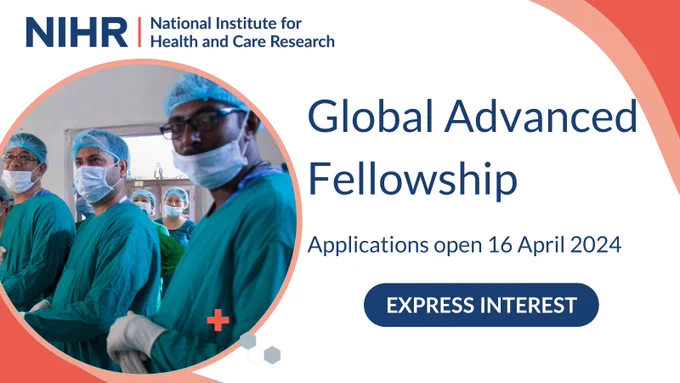 Global Advanced Fellowship
Applications open 16 April 2024
Express Interest
