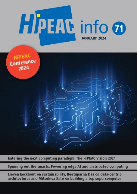 Front cover of HiPEACinfo 71