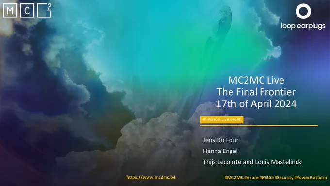 https://www.mc2mc.be/events/mc2mc-live-the-final-frontier-2/