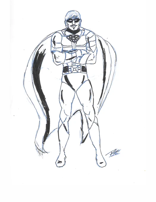 Even though it appears as a masque, it's in reality, Mr. Lobo's glasses tinted dark serving as one.
