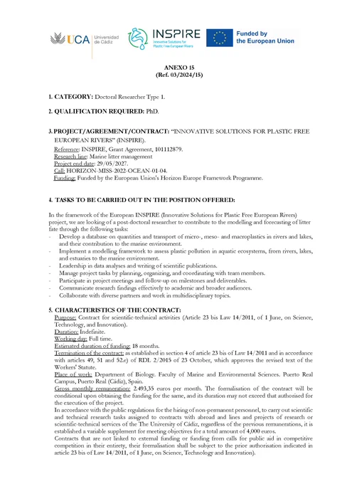 Application portal (in Spanish) https://personal.uca.es/convocatorias-de-capitulo-vi-2024/

Check for call 11/03/2024 ANEXOS MARZO 2024 
