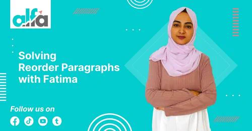 ✅How to Solve Reorder Paragraphs with Fatima
https://www.youtube.com/watch?v=Ff_kThrvn90

👉 Download Our Mobile App Today
📳 Play Store @ https://cutt.ly/gIvRM6G
📳 App Store @ https://apple.co/3AR036U

💻 Check It @ https://alfapte.com/
✅ For Detailed Information about the PTE Academic Test
📲 Chat with us on WhatsApp:  61 470 260 221

Know more about us: https://linktr.ee/alfa_pte

#PTETips #PTEExamPreparation #PTEMockTest #PTEOnlineCoaching #PTETest #EnglishTest
#LearningPlatform #ParagraphWriting #AlfaPTE 