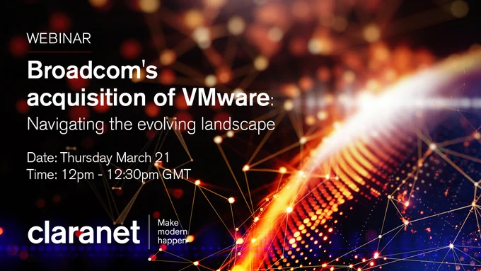 WEBINAR | Broadcom's acquisition of VMware - March 21st, 12pm GMT