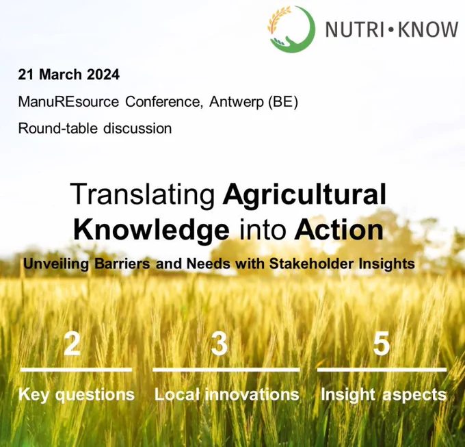 Translating agricultural knowledge into action