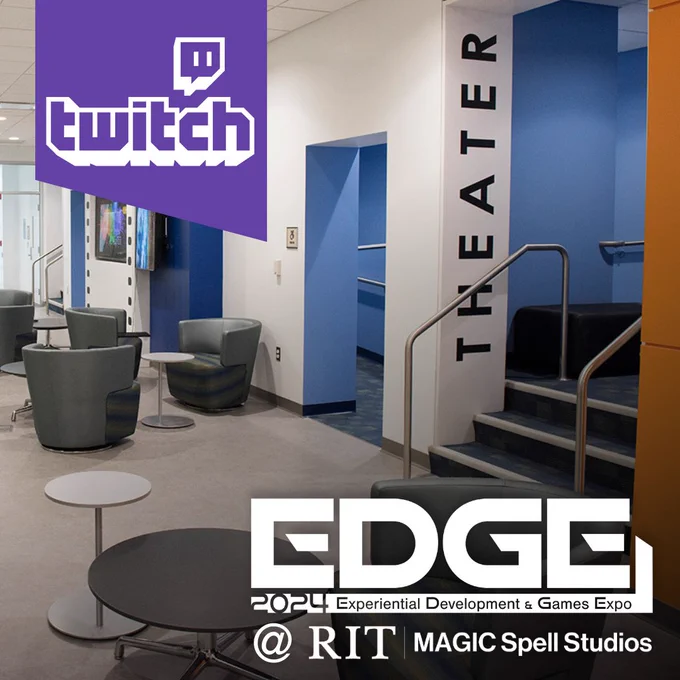 EDGE @ RIT MAGIC Spell Studios or on Twitch