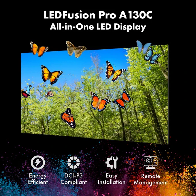 LEDFusion Pro A130C All-in-one #LED display - revolutionizing visual experiences with cutting-edge technology!