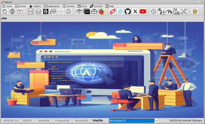AWES Welcome Page