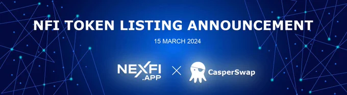 NFI TOKEN LISTING ANNOUNCEMENT