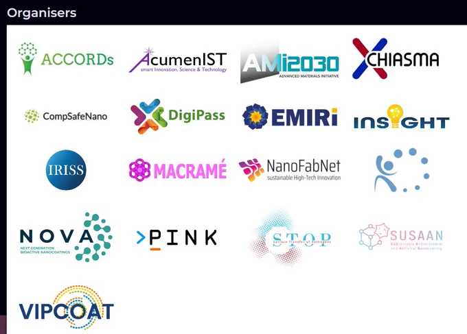 Logos of the Organisation Commitee of MaterialsWeek2024.
