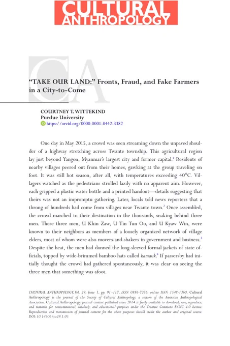 First page of the article.