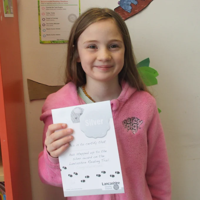 girl with certificate