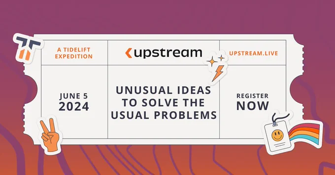 Upstream 2024 is coming June 5th and the theme is "unusual ideas to solve the usual problems". Register for the free , fully virtual event today!