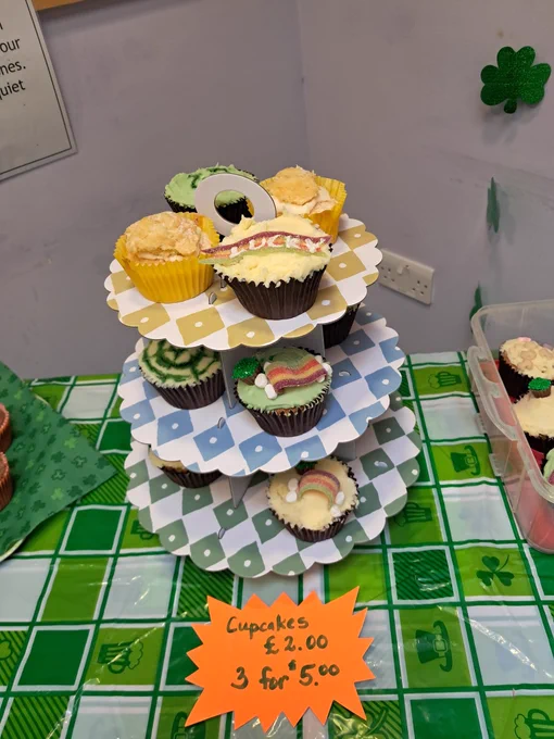 Cupcakes for sale in wellbeing hub