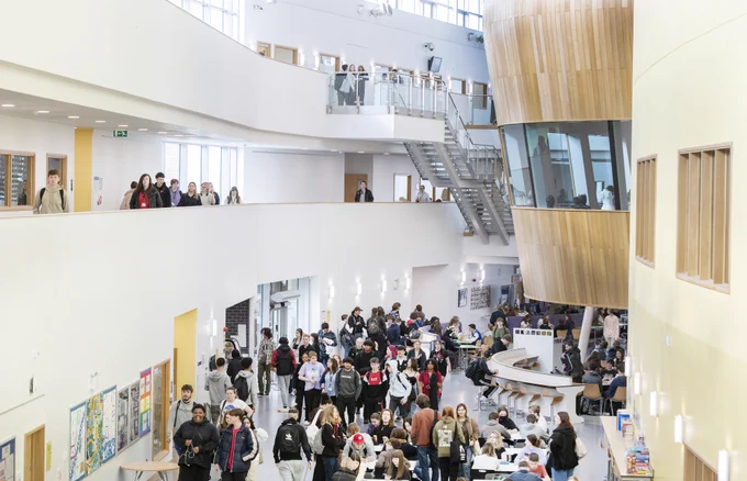 Interior of One Sixth Form College