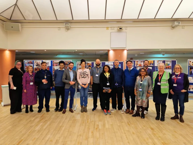 Group Chief Executive Pete Landstrom with the LGBTQ  network.