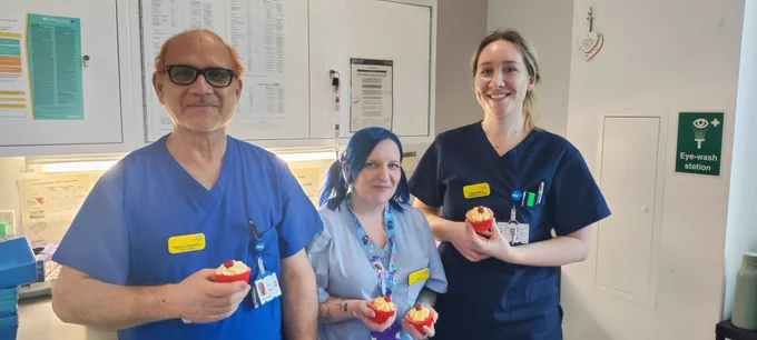 Abdul, Luna and Naomi - Chemotherapy Nursing Team