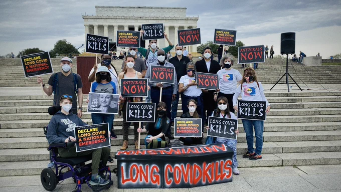 Long COVID protest in Washington DC, US

Photo: @JoshuaPribanic