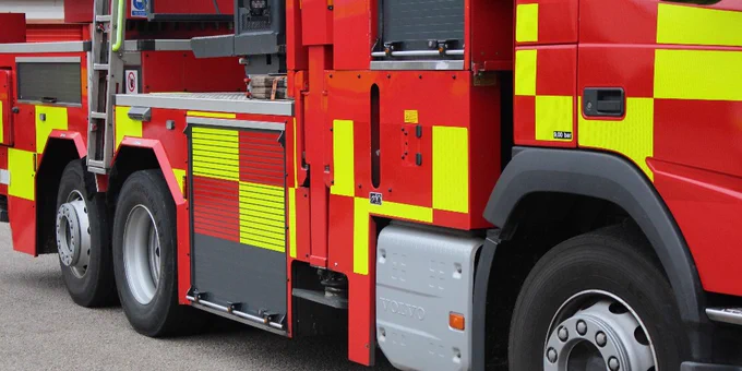 Close up photograph of fire appliance